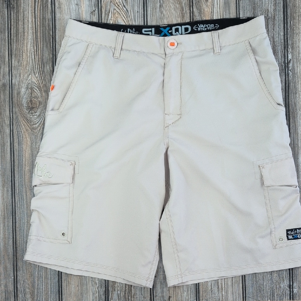 Salt Life SLX-QD Performance Cargo Fishing Shorts - 32​
